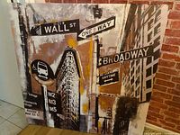 Front view of Dominic Lecavalier 40x40 canvas showing full artwork