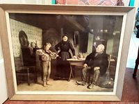 Full framed print showing scene and frame