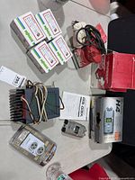 Overview of all items on table