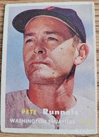 Front of 1957 Topps Pete Runnels card
