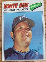 Front of 1977 Topps Wilbur Wood card