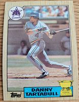 Front of 1987 Topps Danny Tartabull card