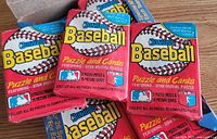 Stack of sealed 1988 Donruss Baseball wax packs