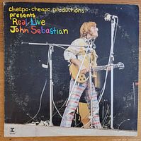 Front sleeve of John Sebastian Real Live LP