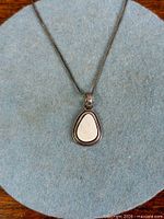 Full view of necklace and pendant