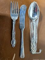 Front view of all three utensils