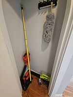 Overall view of closet showing full contents of lot