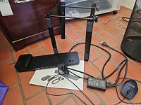 Docking station with accessories overview