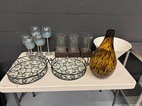 Group view of all items on table