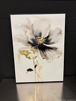 Front view showing full artwork, flower detail and frame