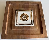 Top view showing entire board and tile design