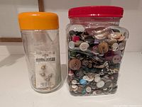 Both jars showing overall contents