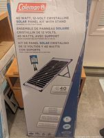 Retail box front showing Coleman branding and specifications