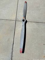 Full view of the 74-inch two-blade propeller showing overall condition