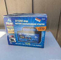 Retail box showing model, amperage ratings, branding