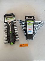 Both Pittsburgh tool sets side by side on surface