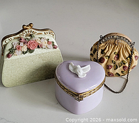 three trinket boxes grouped