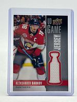 Front view of card in top-loader