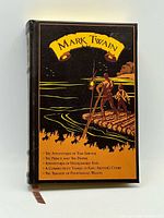 Front cover showing title banner, raft illustration and list of included novels