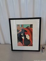 Front view of framed print