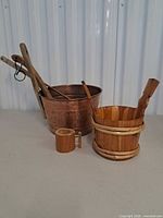 all five sauna accessories displayed