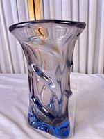 Full view of vase showing shape, color blend, and flared rim