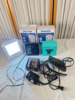 Group shot of entire electronics bundle on table