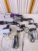 All tools laid out showing variety and cords