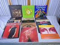 Full lot overview showing all visible LP jackets