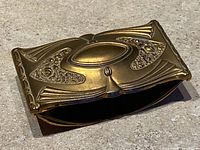 Top view showing ornate Art Nouveau design and overall appearance of ink blotter