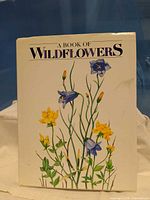 Front dust jacket showing title and floral illustration