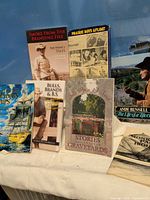 Group shot of six Canadian books
