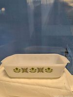 Side view showing Meadow Green pattern and overall shape