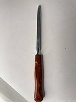 Full view of honing steel showing entire length