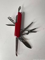 Multi-tool fully opened showing all tools