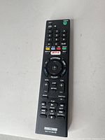 Full view of Sony RMT-TX100U remote control front