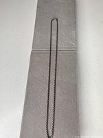 Entire rope chain laid flat to show full length