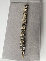 Full view of the bracelet laid flat