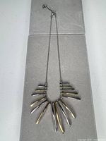 Full view of necklace showing overall design and length