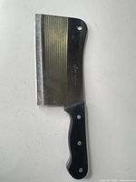 Full view of meat cleaver front side
