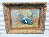 Front view of framed print showing image and frame