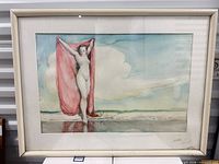 Full framed painting front view