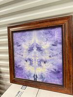 Full view of framed print showing artwork and frame