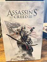 Assassin's Creed III collector’s edition display box front artwork