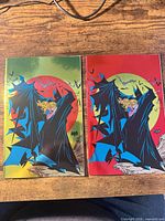 Both Batman #423 foil comics front covers