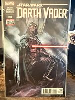 Front cover of Star Wars: Darth Vader #1 comic in bag