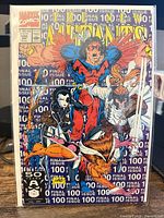 Blue-purple cover variant of The New Mutants #100 in bag