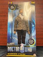 Front of boxed 10" Eleventh Doctor action figure