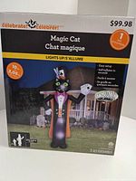 Front of retail box showing product image, branding, height 10 ft/3.05 m, price tag