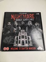 Front of box with title, artwork and age/player icons